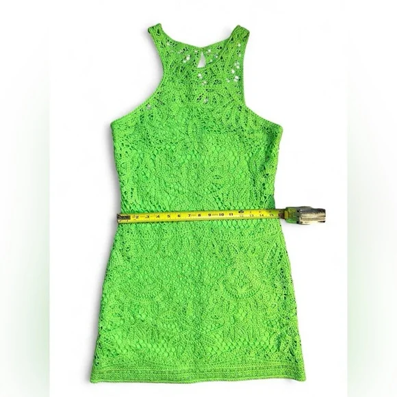 Lilly Pulitzer Bright Green Crochet Dress - Picture 5 of 7